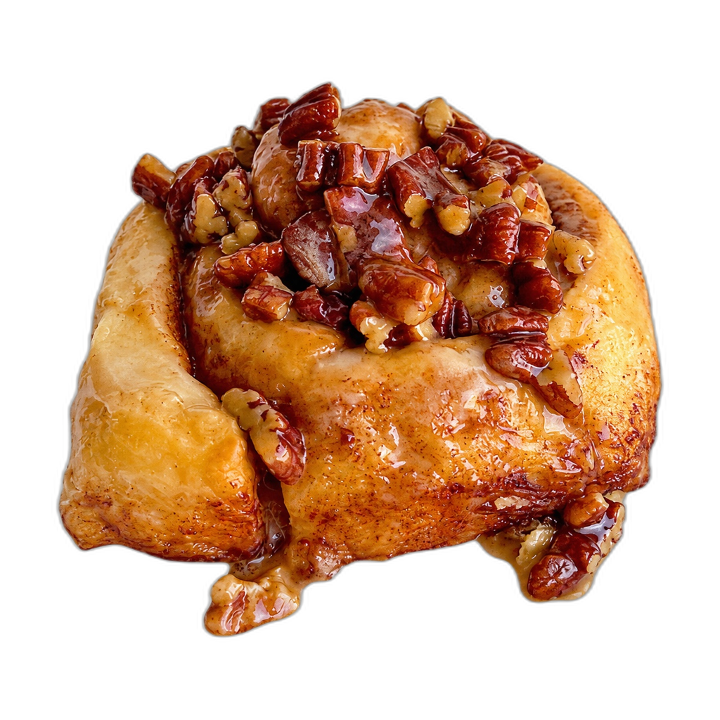 Maple Pecan Cinnamon Roll